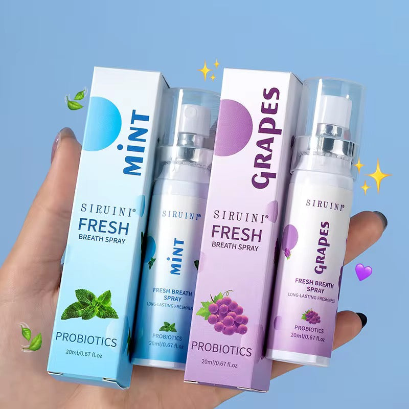 Frische fruchtige Mundsprays